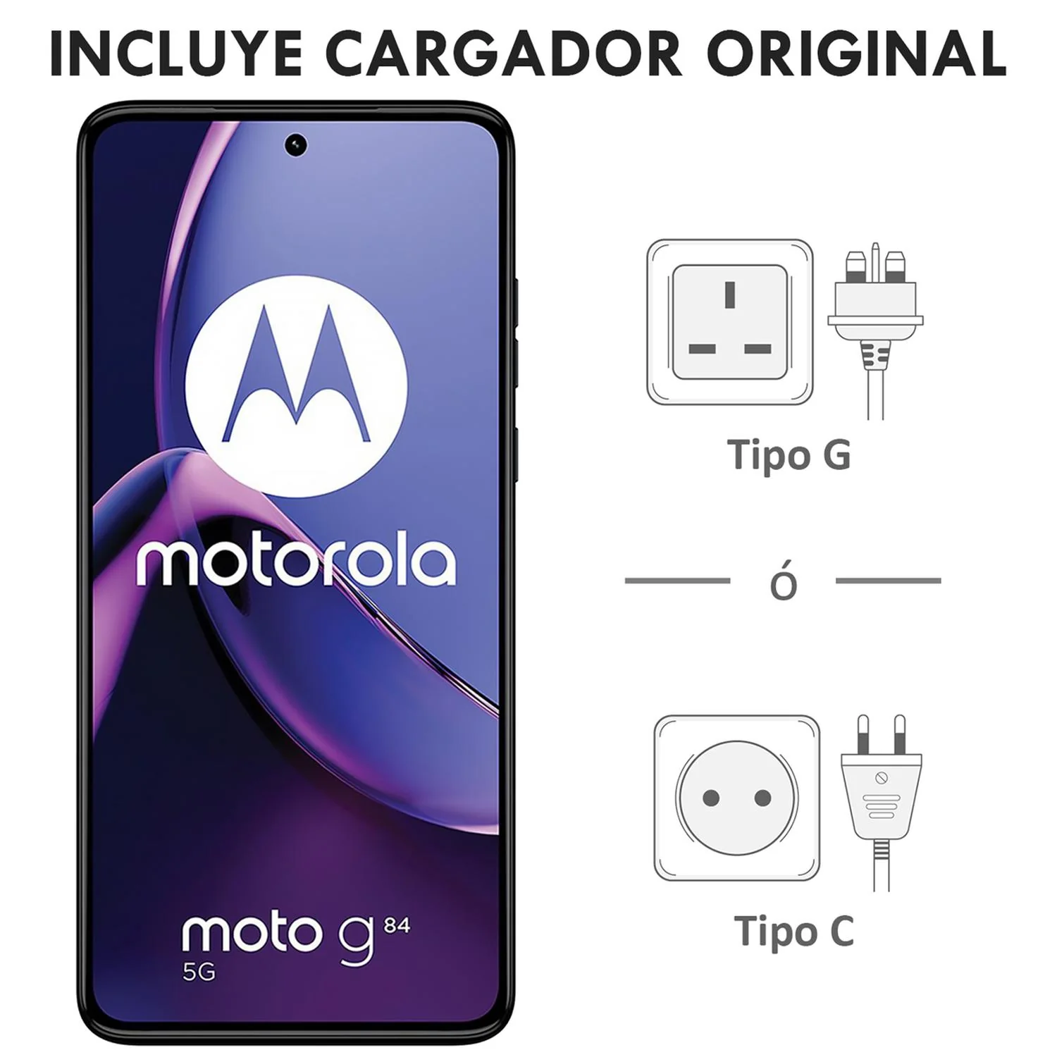 Celular MOTOROLA Moto G84 5G 12GB 256GB 6.5