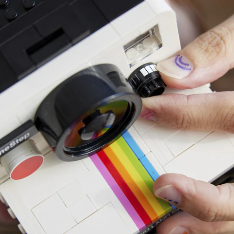 LEGO® Ideas Polaroid OneStep SX-70 Camera Collectible Adults Set 21345