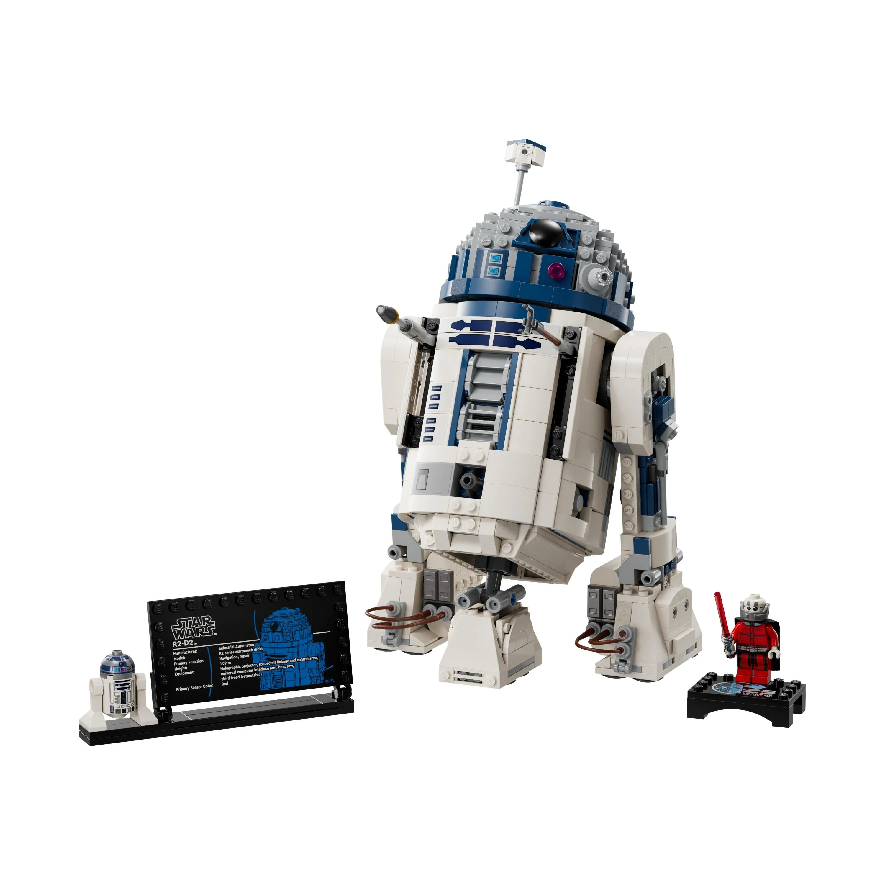 LEGO® Star Wars™ R2-D2 Model, Buildable Toy Droid Figure 75379