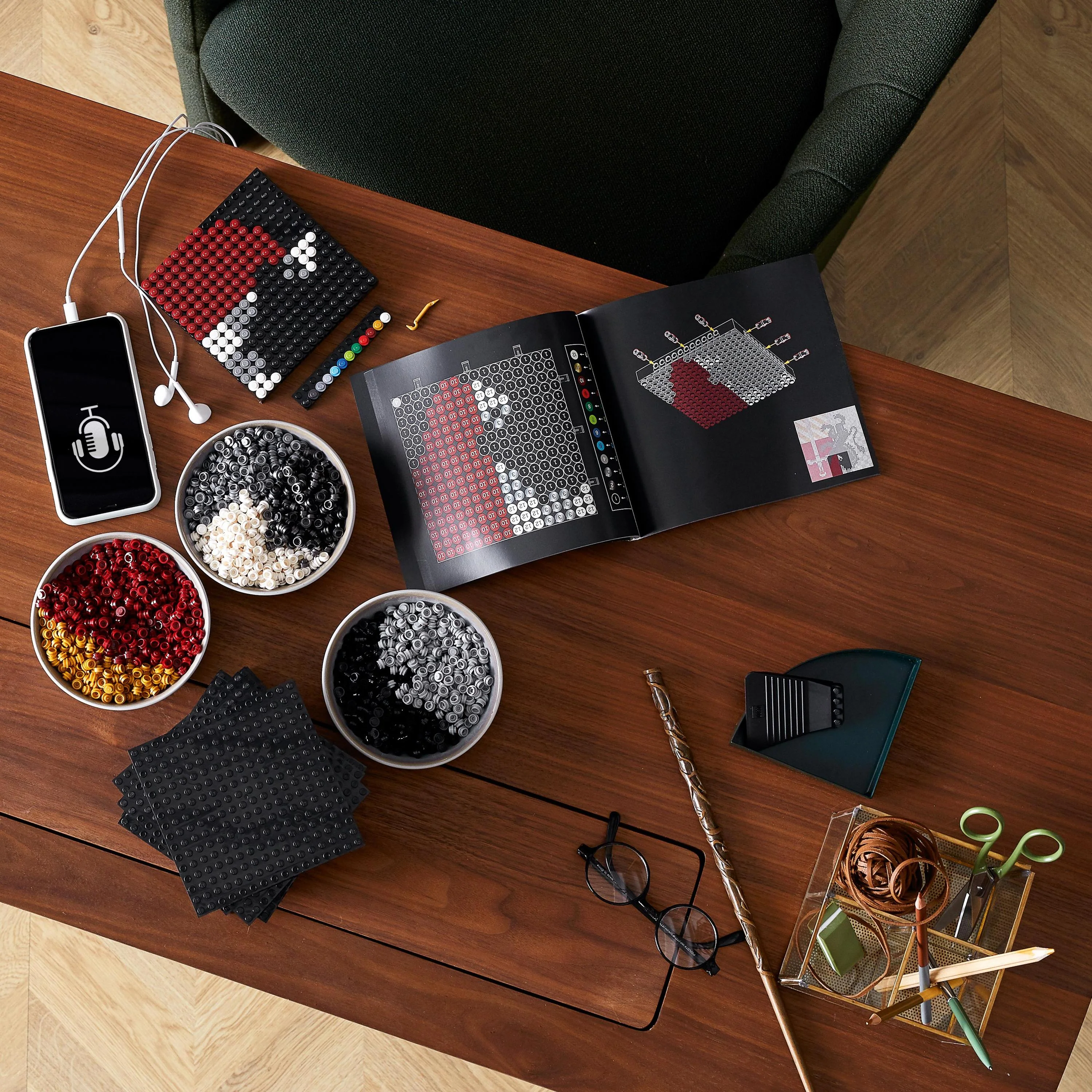 LEGO® ART Harry Potter™ Hogwarts™ Crests 31201