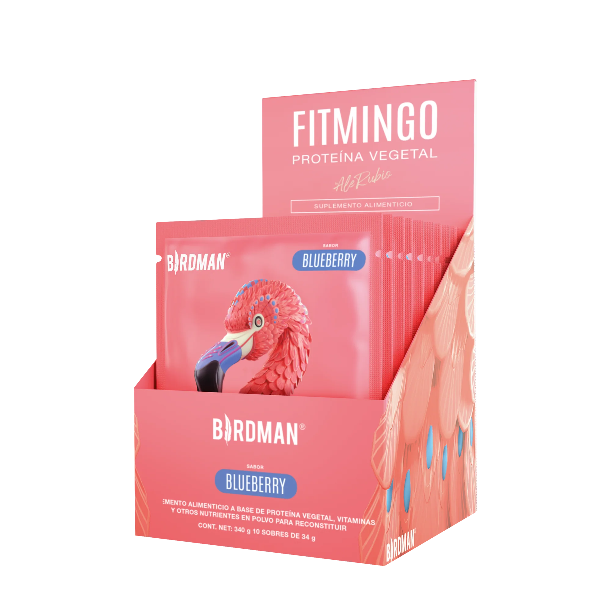 Fitmingo Protein Blueberry 10 pack sobres pack feb