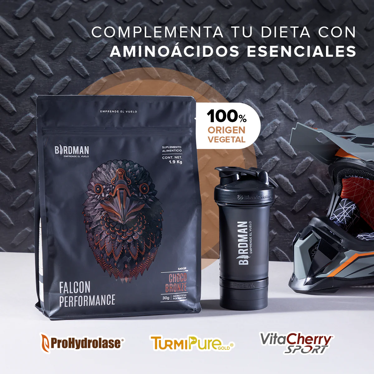 Falcon Performance Golden Vanilla 1.9 kg - 45 Servicios