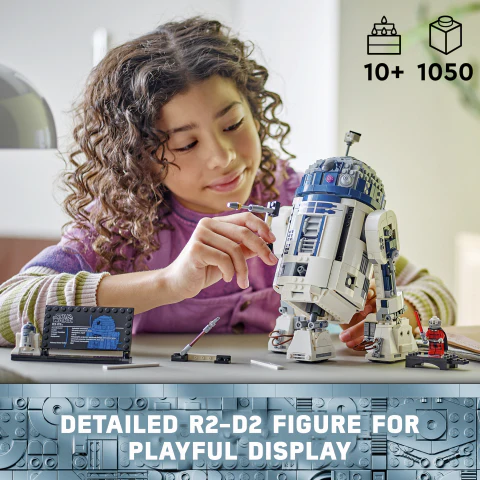LEGO® Star Wars™ R2-D2 Model, Buildable Toy Droid Figure 75379