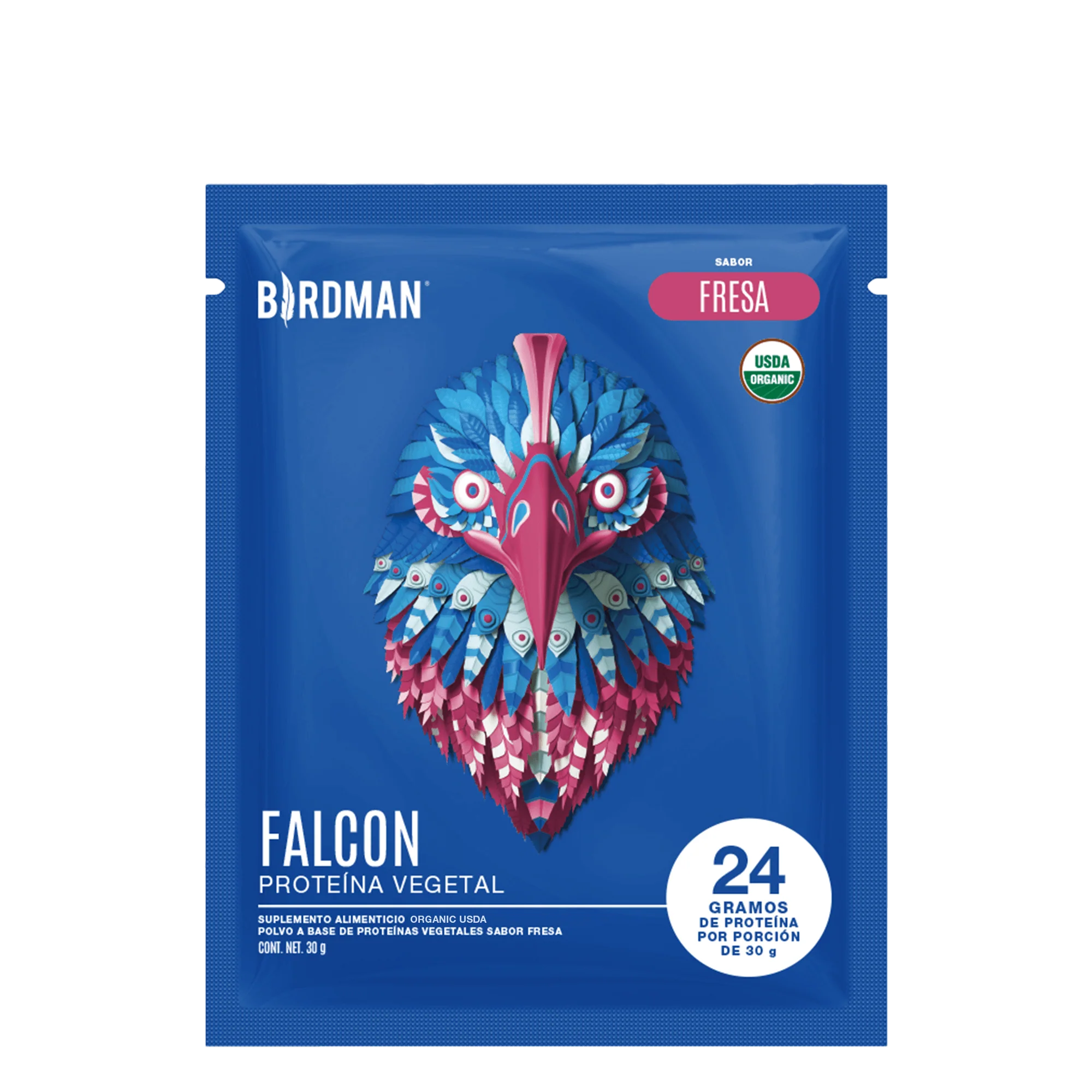 Falcon Protein Fresa 12 Pack Sobres pack