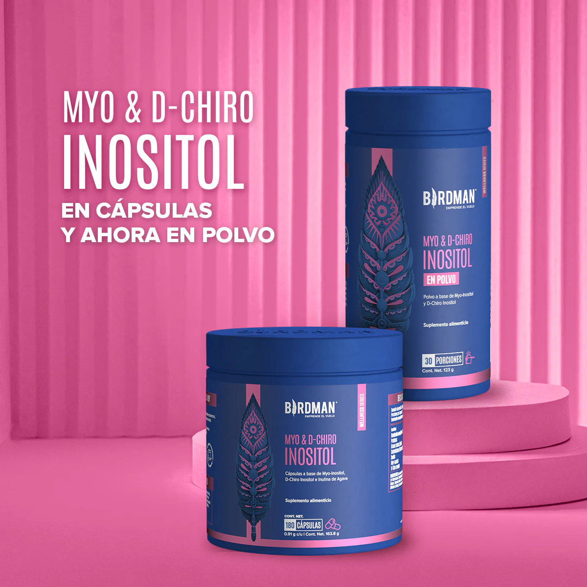 Myo & D-Chiro Inositol en Polvo - 30 Porciones - 123 g