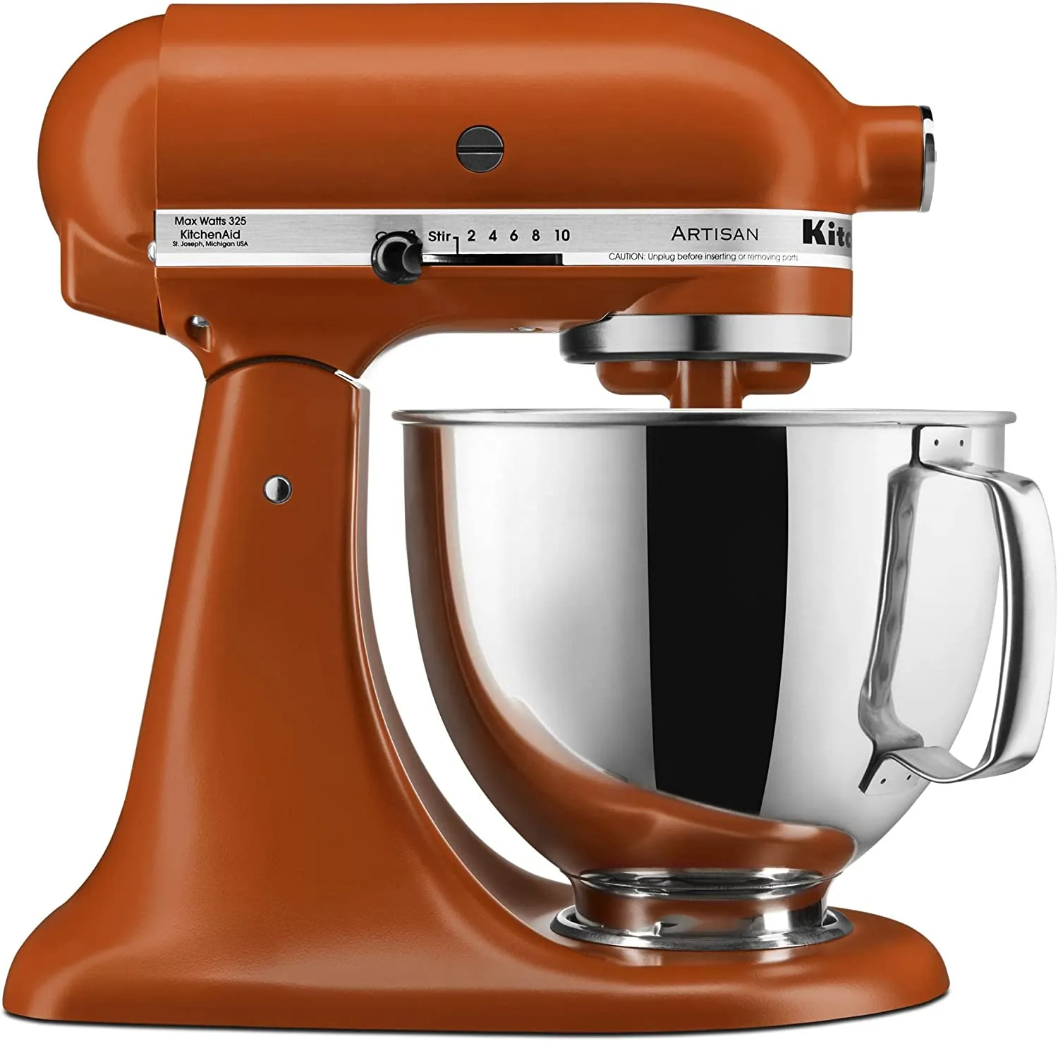 KitchenAid ® Artisan® Series  Batidora de pie con cabezal inclinado y protector de vertido