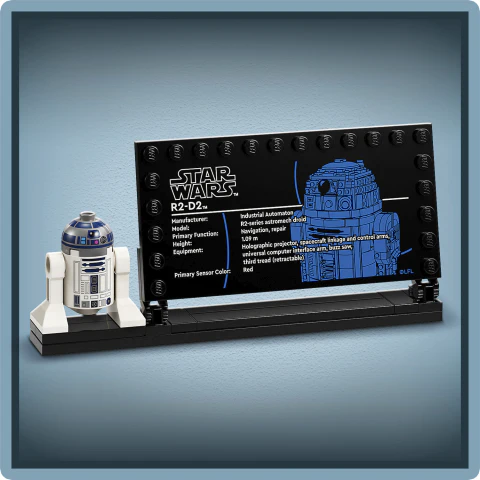 LEGO® Star Wars™ R2-D2 Model, Buildable Toy Droid Figure 75379