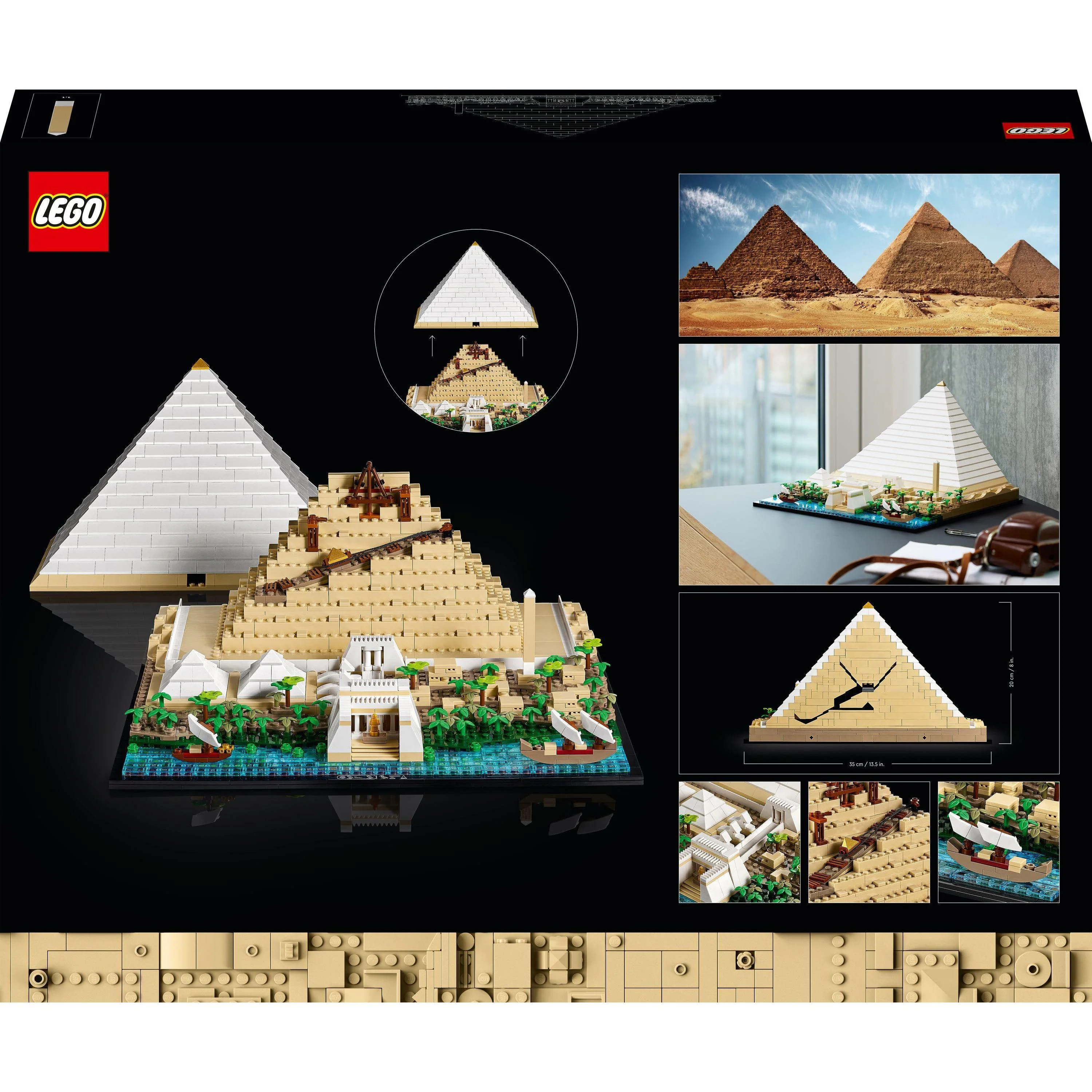LEGO® Architecture Great Pyramid of Giza Building Kit 21058