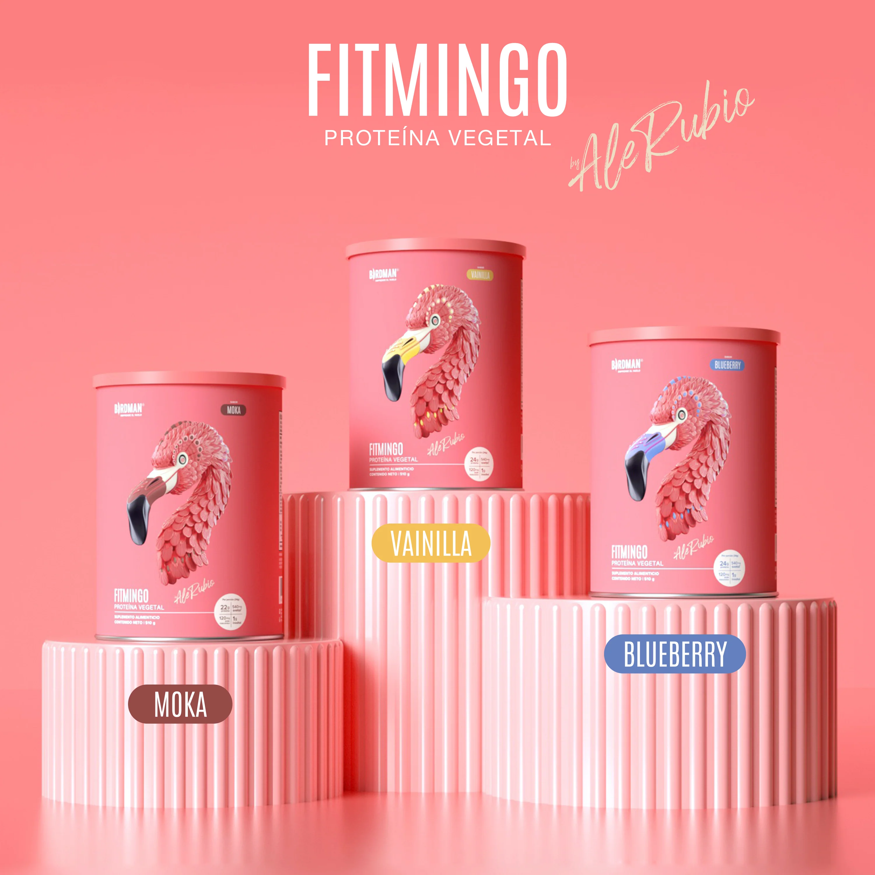 Fitmingo Protein Moka 510 g - 15 Servicios pack