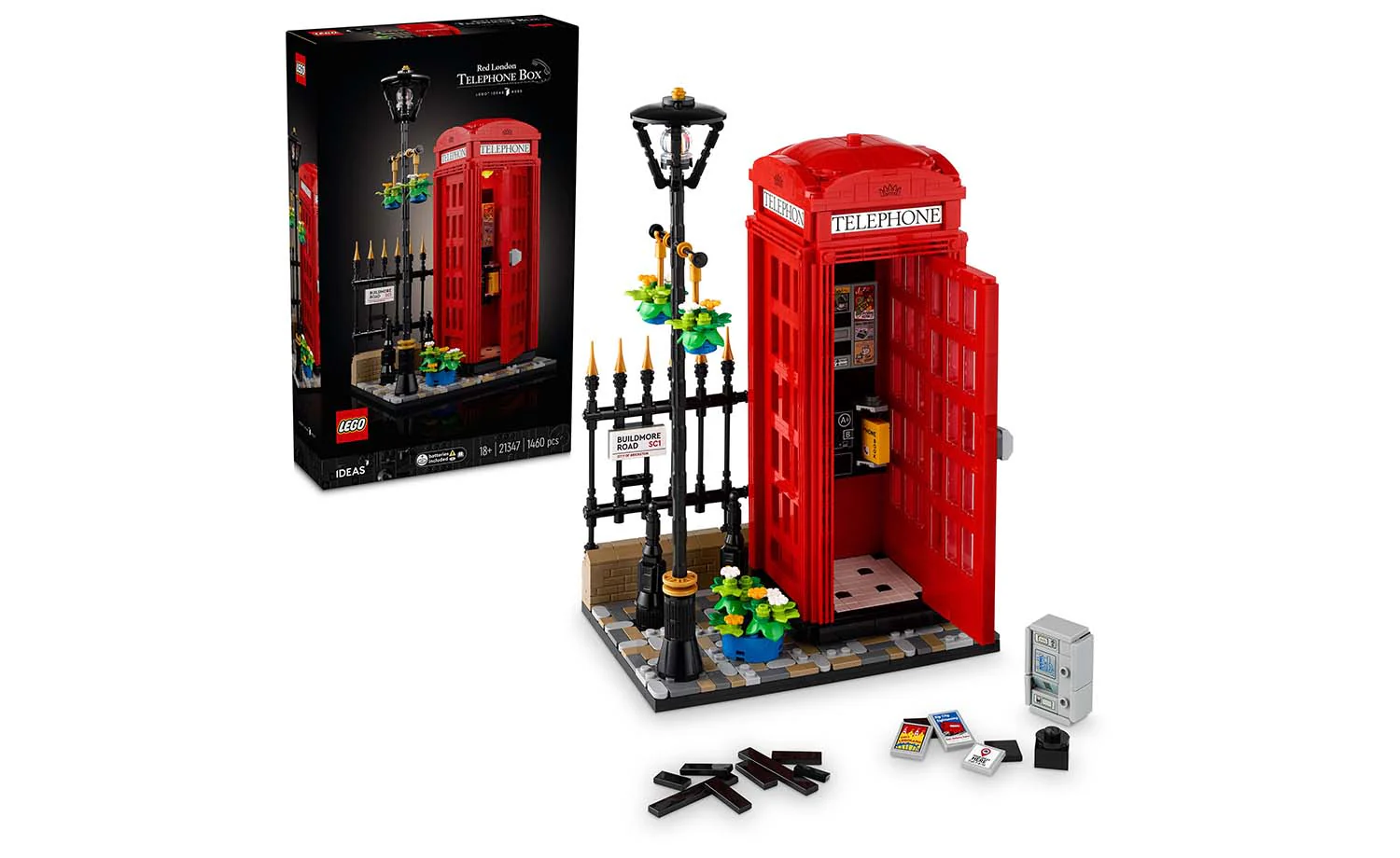 21347 | LEGO® Ideas Red London Telephone Box
