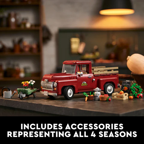 LEGO® ICONS Pickup Truck Building Kit for Adults 10290