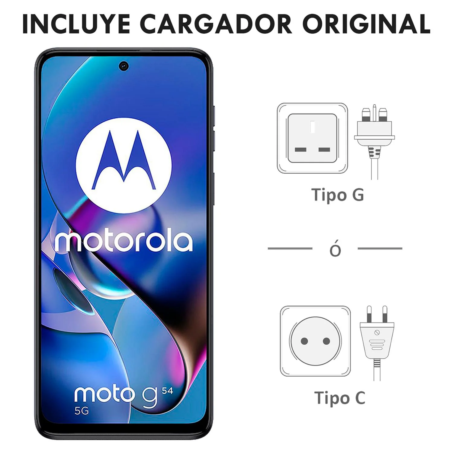 Celular MOTOROLA Moto G54 5G 8GB 256GB 6.5