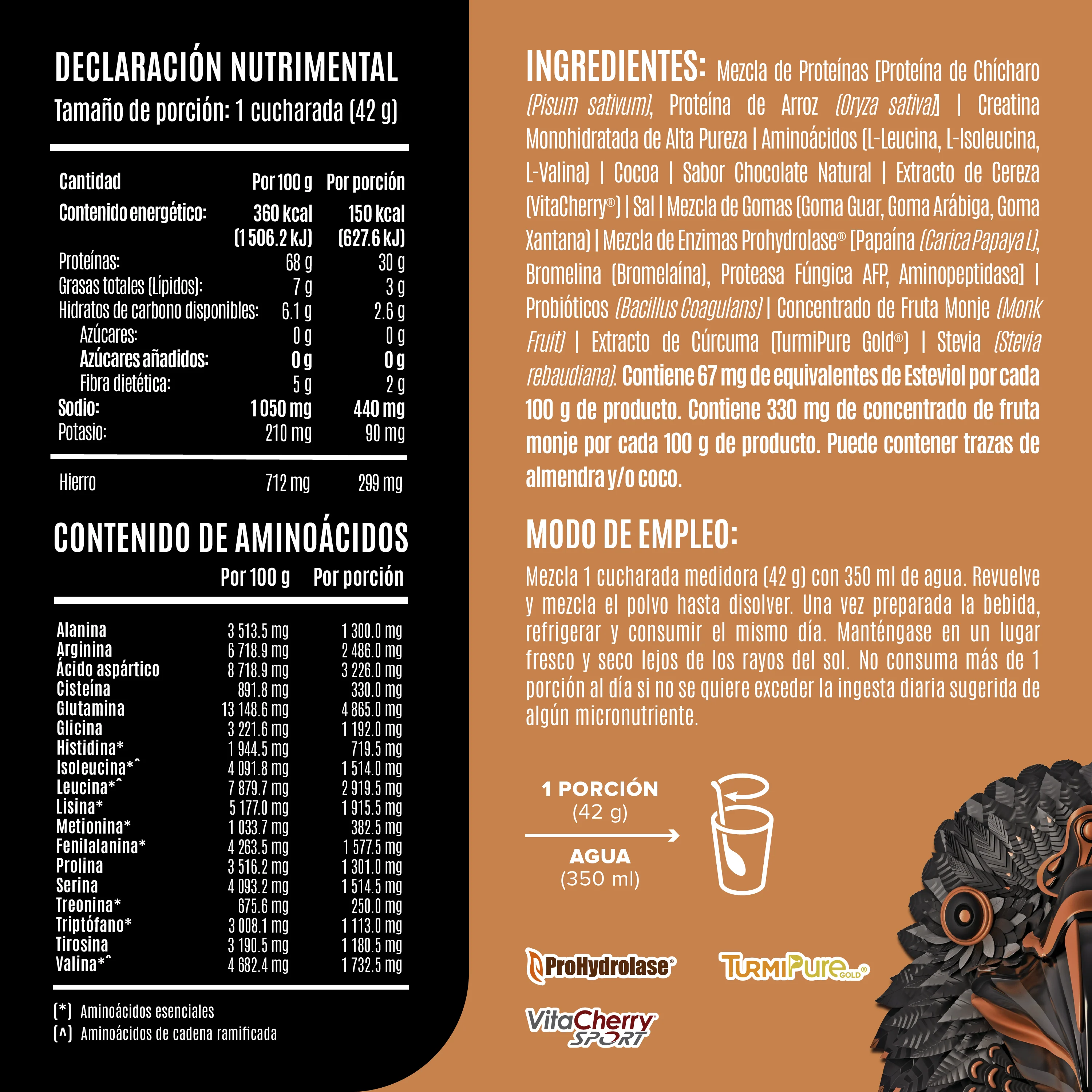 Falcon Performance Choco Bronze 1.9 kg -  45 Servicios