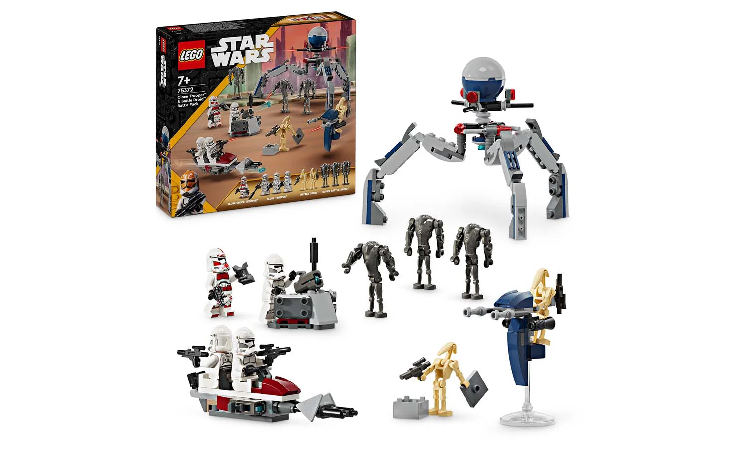 75372 | LEGO® Star Wars™ Clone Trooper™ & Battle Droid™ Battle Pack