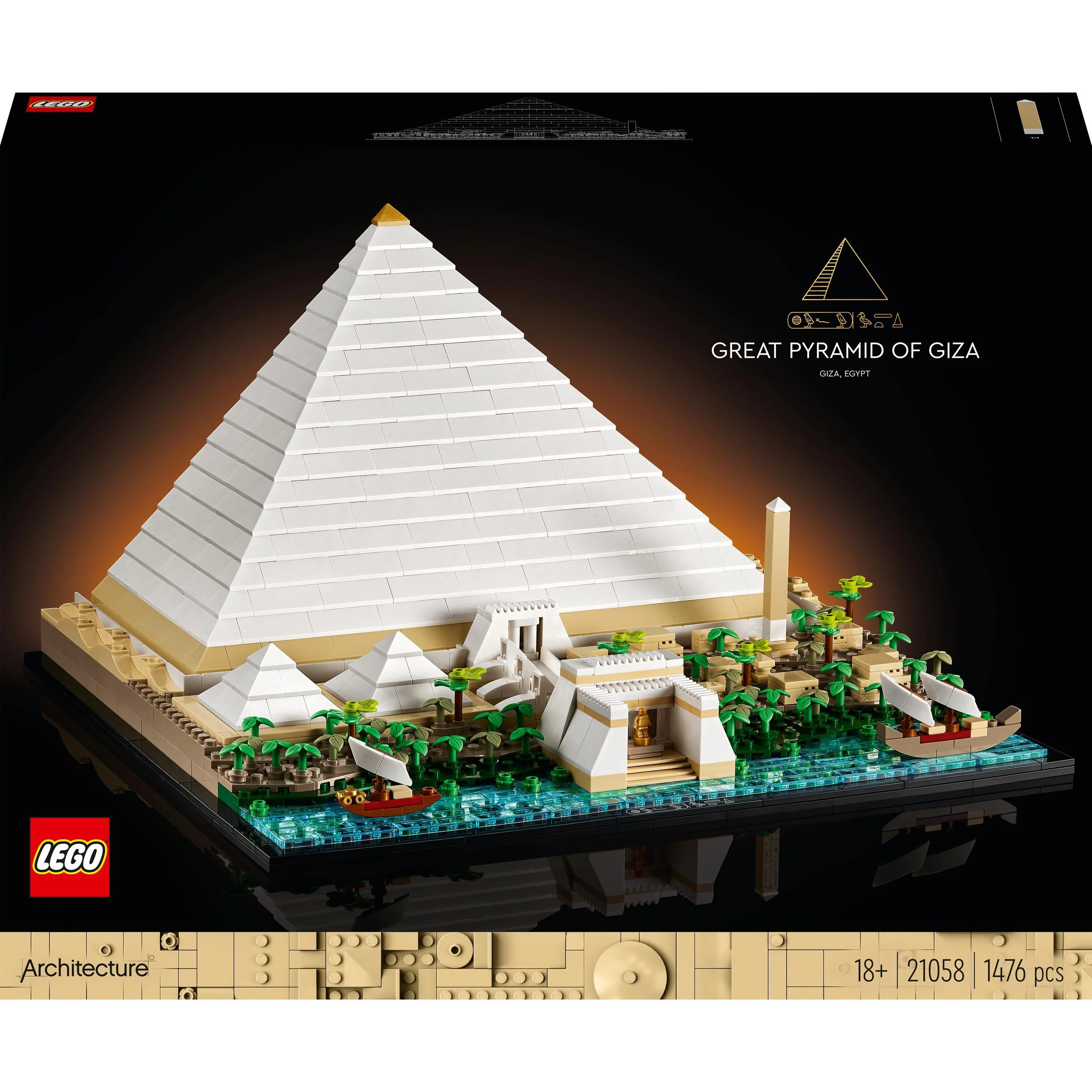 LEGO® Architecture Great Pyramid of Giza Building Kit 21058