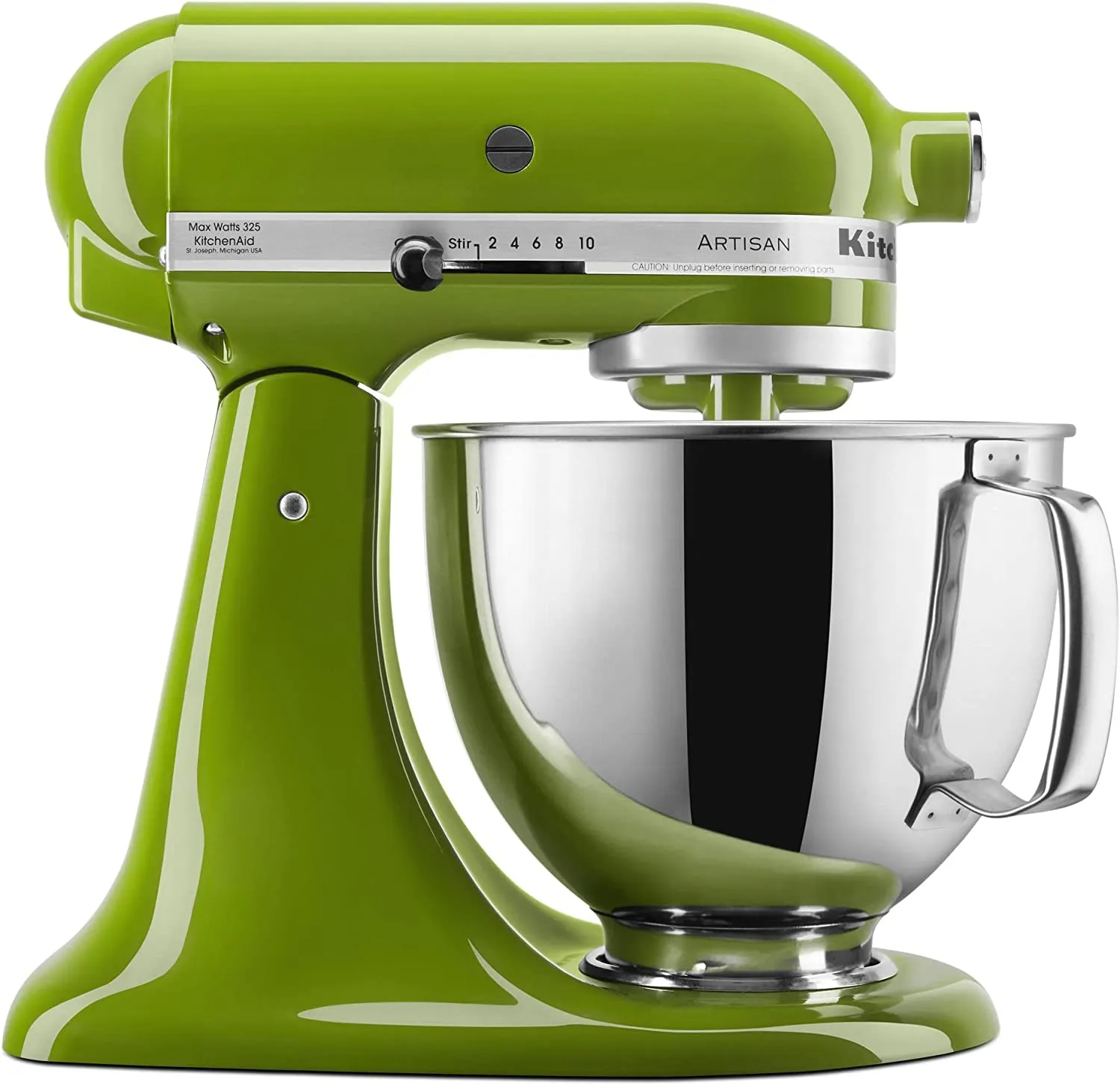 KitchenAid ® Artisan® Series  Batidora de pie con cabezal inclinado y protector de vertido