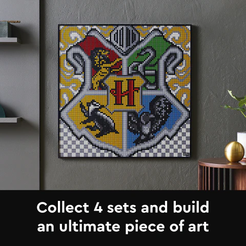 LEGO® ART Harry Potter™ Hogwarts™ Crests 31201