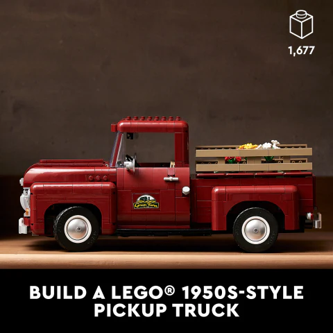 LEGO® ICONS Pickup Truck Building Kit for Adults 10290