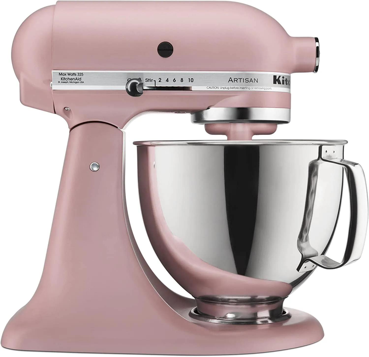 KitchenAid ® Artisan® Series  Batidora de pie con cabezal inclinado y protector de vertido