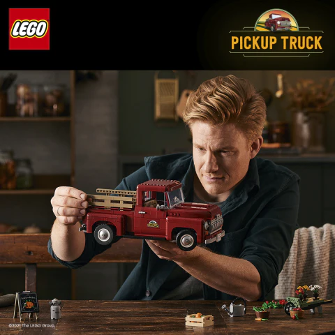 LEGO® ICONS Pickup Truck Building Kit for Adults 10290