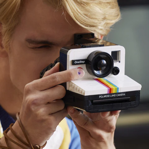 LEGO® Ideas Polaroid OneStep SX-70 Camera Collectible Adults Set 21345