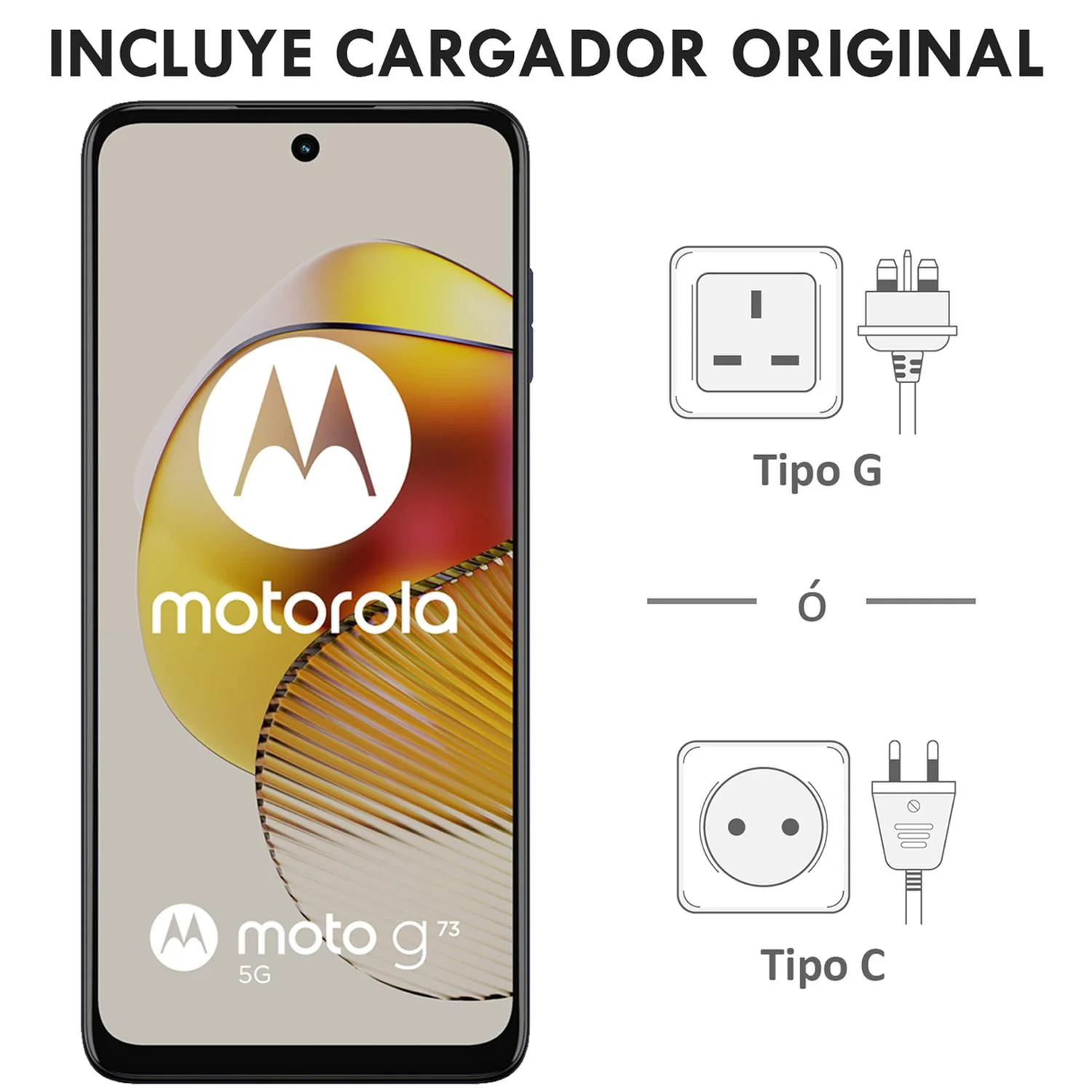 Celular MOTOROLA Moto G73 5G 8GB 256GB 6.5