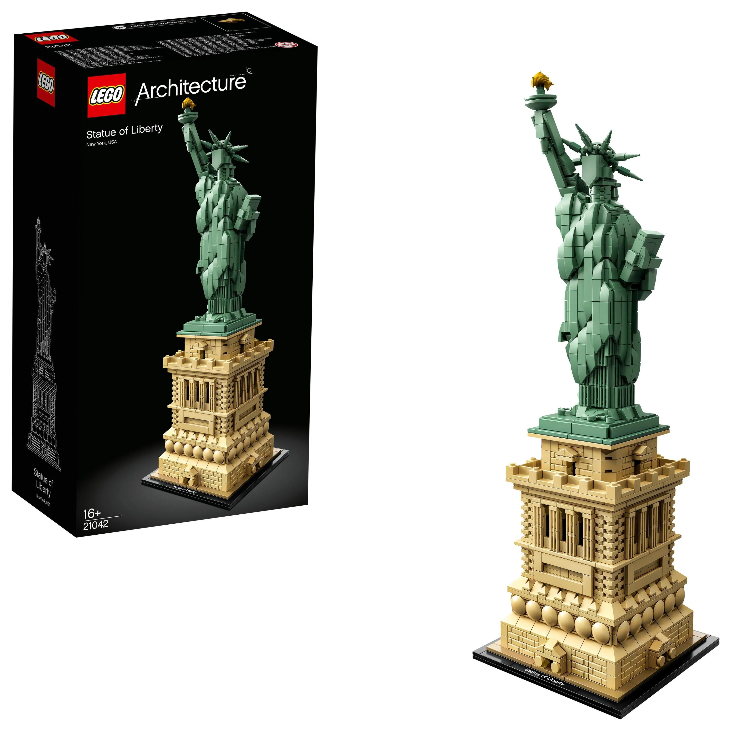 LEGO® Architecture Statue of Liberty Construction Toy for Adults 21042