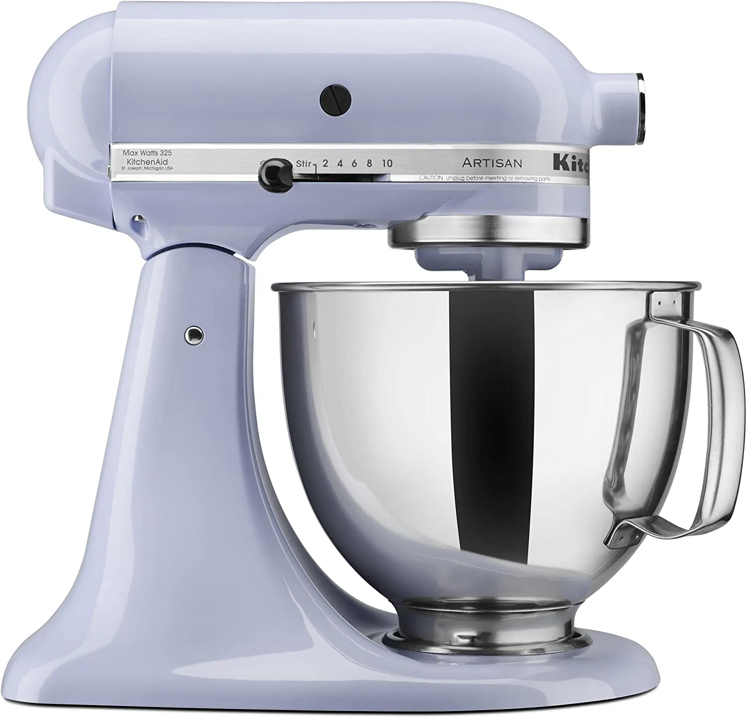 KitchenAid ® Artisan® Series  Batidora de pie con cabezal inclinado y protector de vertido