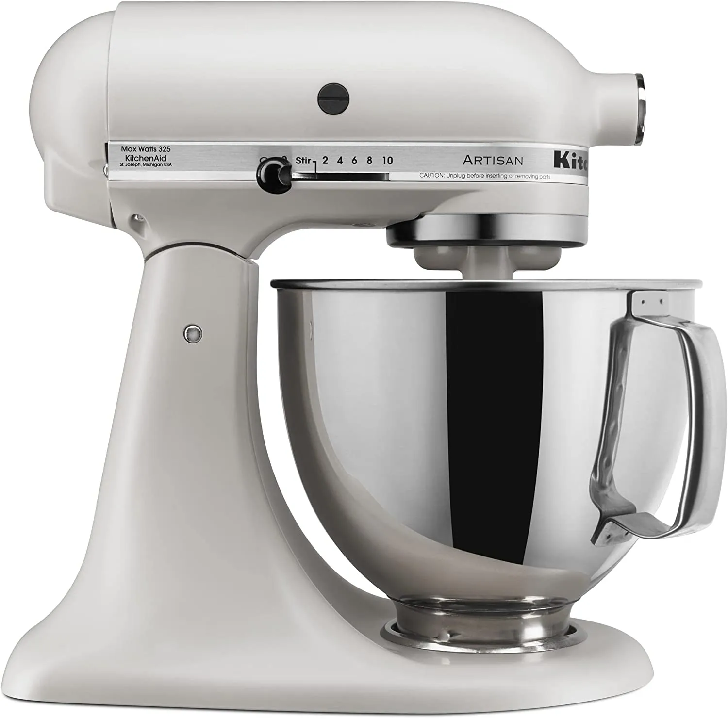 KitchenAid ® Artisan® Series  Batidora de pie con cabezal inclinado y protector de vertido