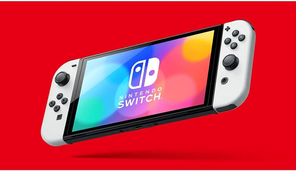 Nintendo Switch OLED w/ White Joy-Con - Standard Edition (Internacional)