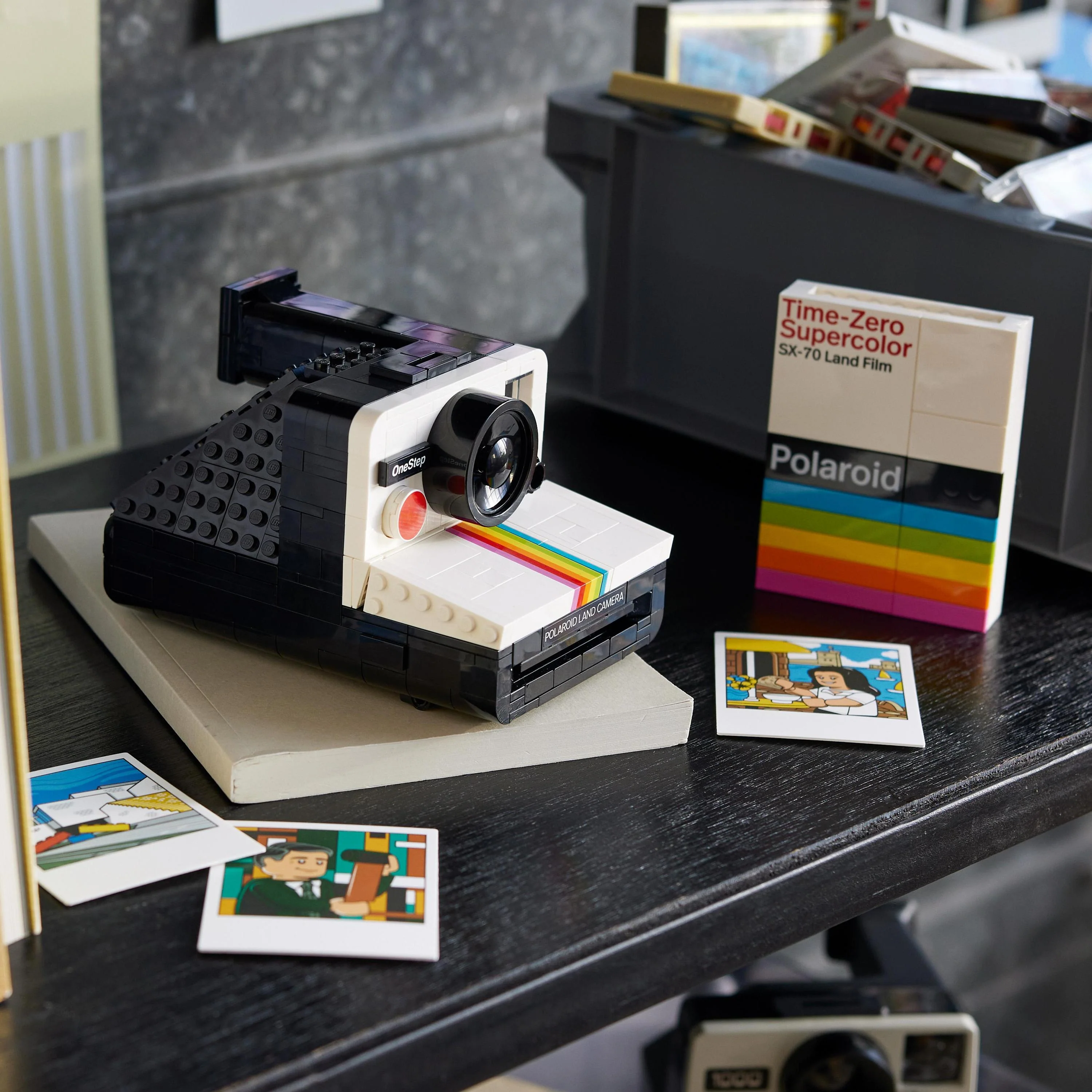 LEGO® Ideas Polaroid OneStep SX-70 Camera Collectible Adults Set 21345