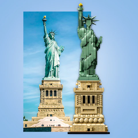 LEGO® Architecture Statue of Liberty Construction Toy for Adults 21042