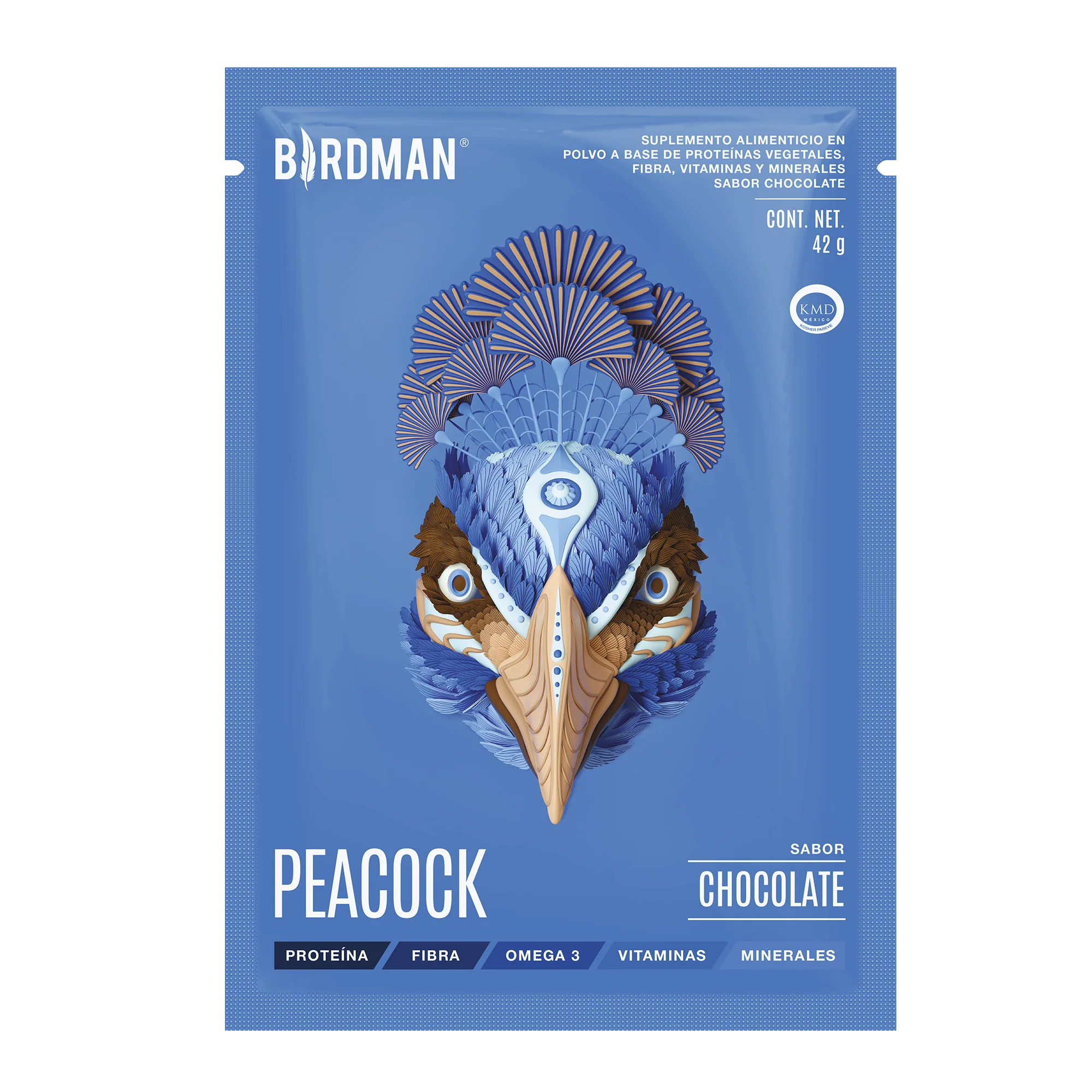 Peacock Plant Meal Chocolate 10 Pack Sobres pack