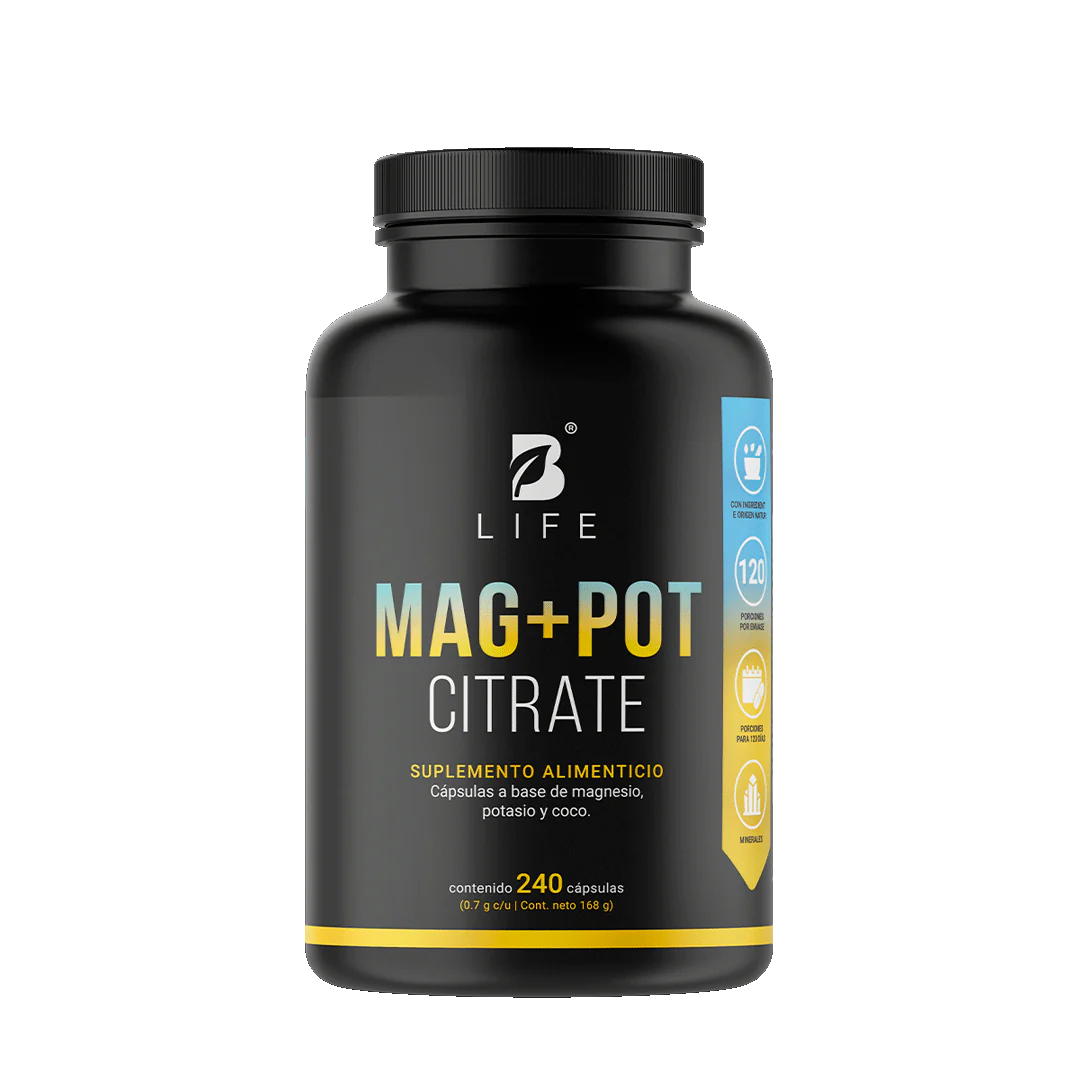 Mag+Pot Citrate | Citrato Magnesio, Citrato de Potasio y Coco orgánico