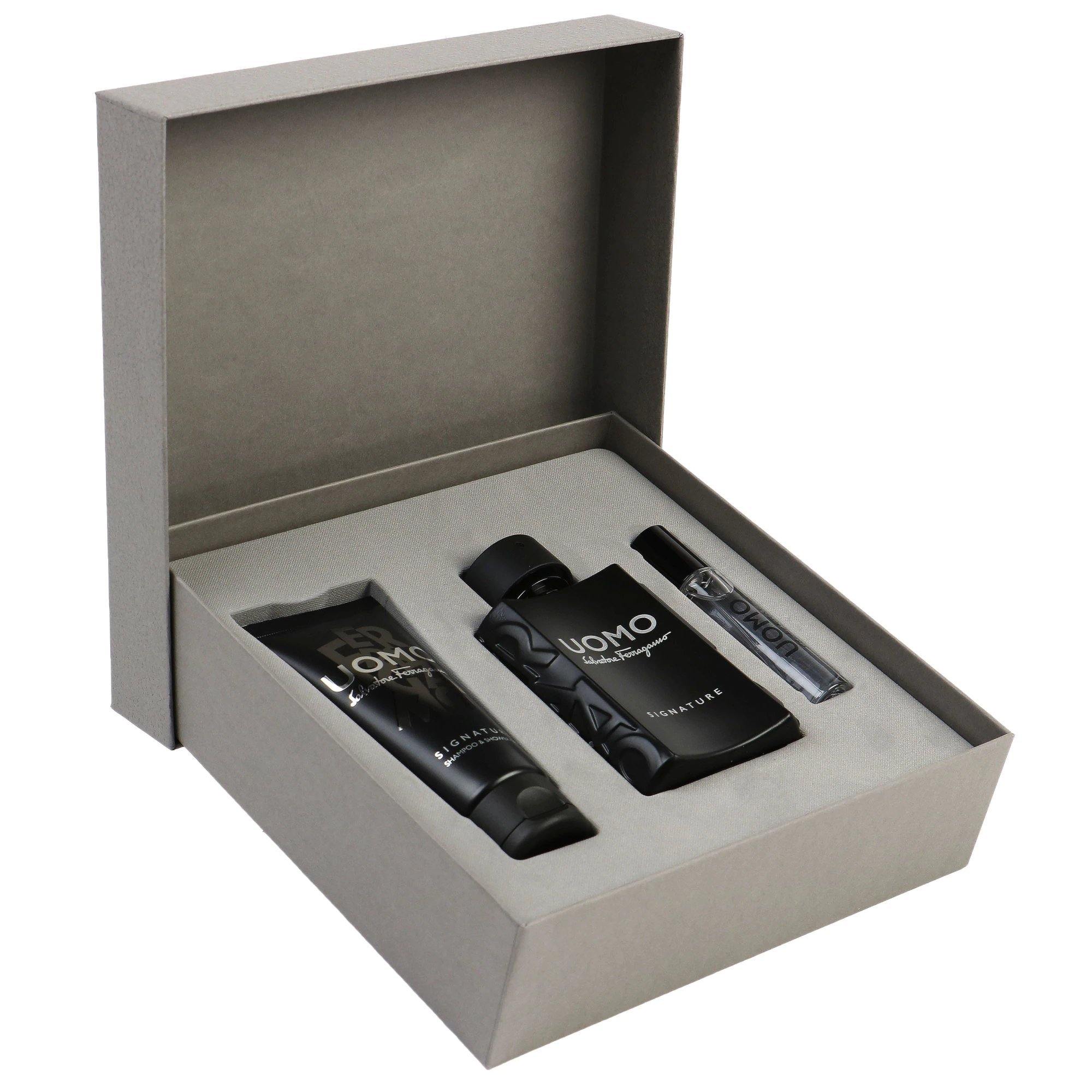Set 3 Piezas Uomo Signature para Hombre de Salvatore Ferragamo EDP