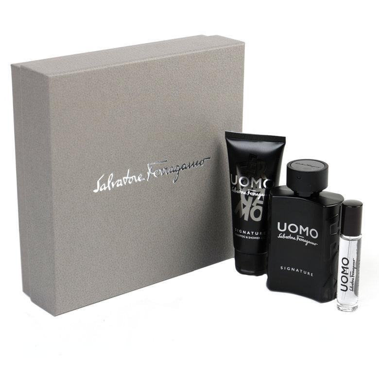 Set 3 Piezas Uomo Signature para Hombre de Salvatore Ferragamo EDP