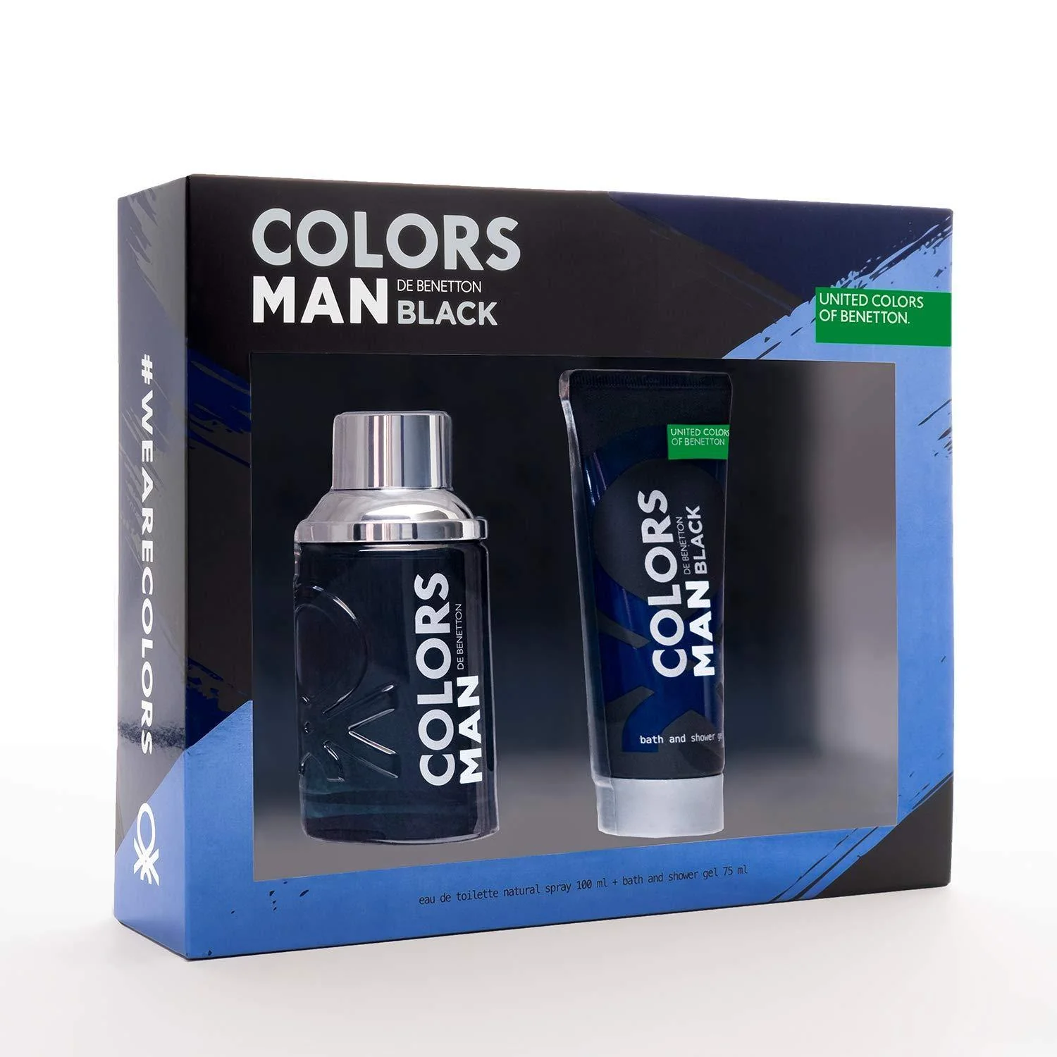 Set 2 Piezas Colors Man Black para Hombre de United Colors Benetton