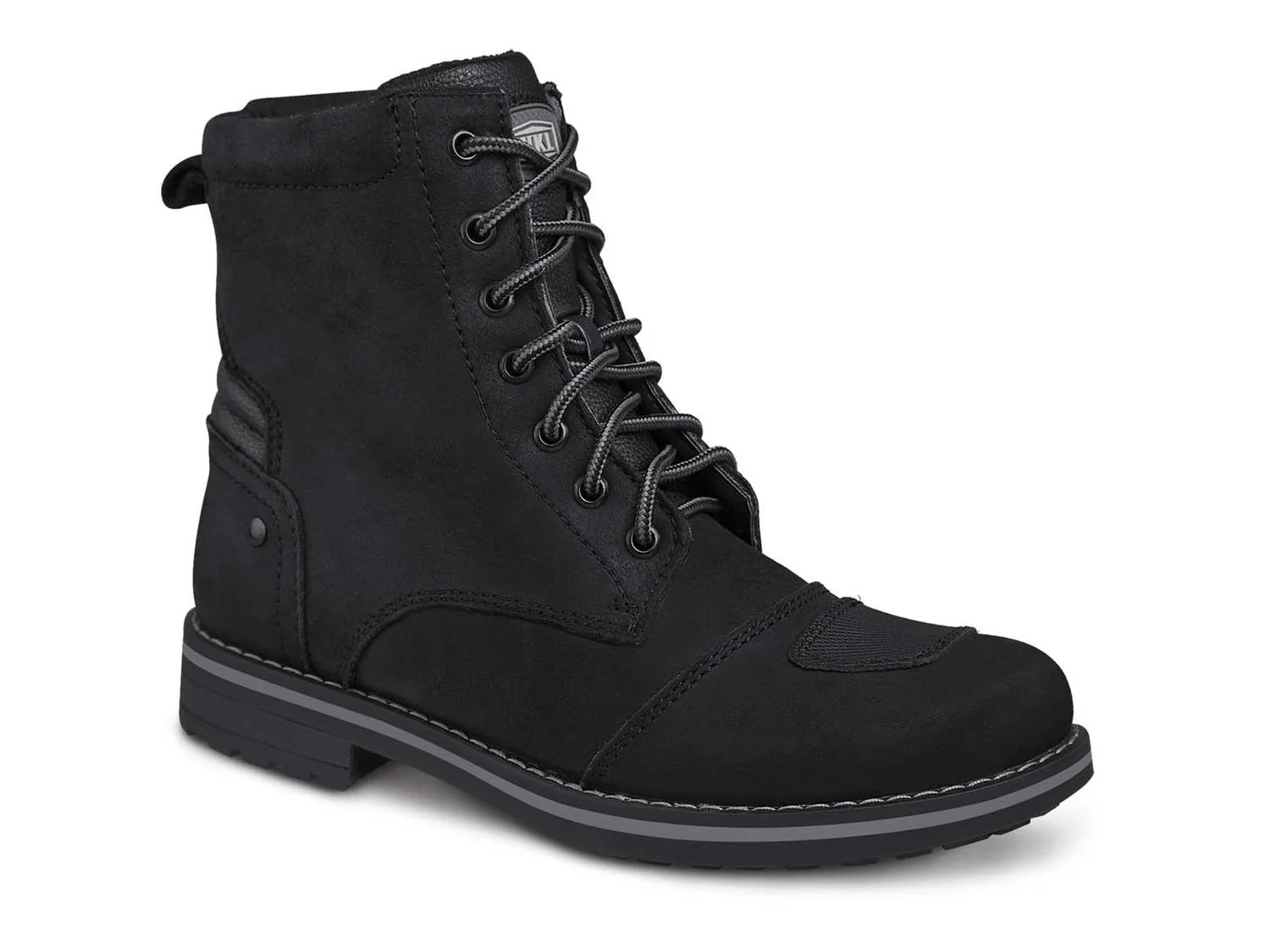 Bota Biker Motociclista Urbano para Hombre 89729 Graso Negro