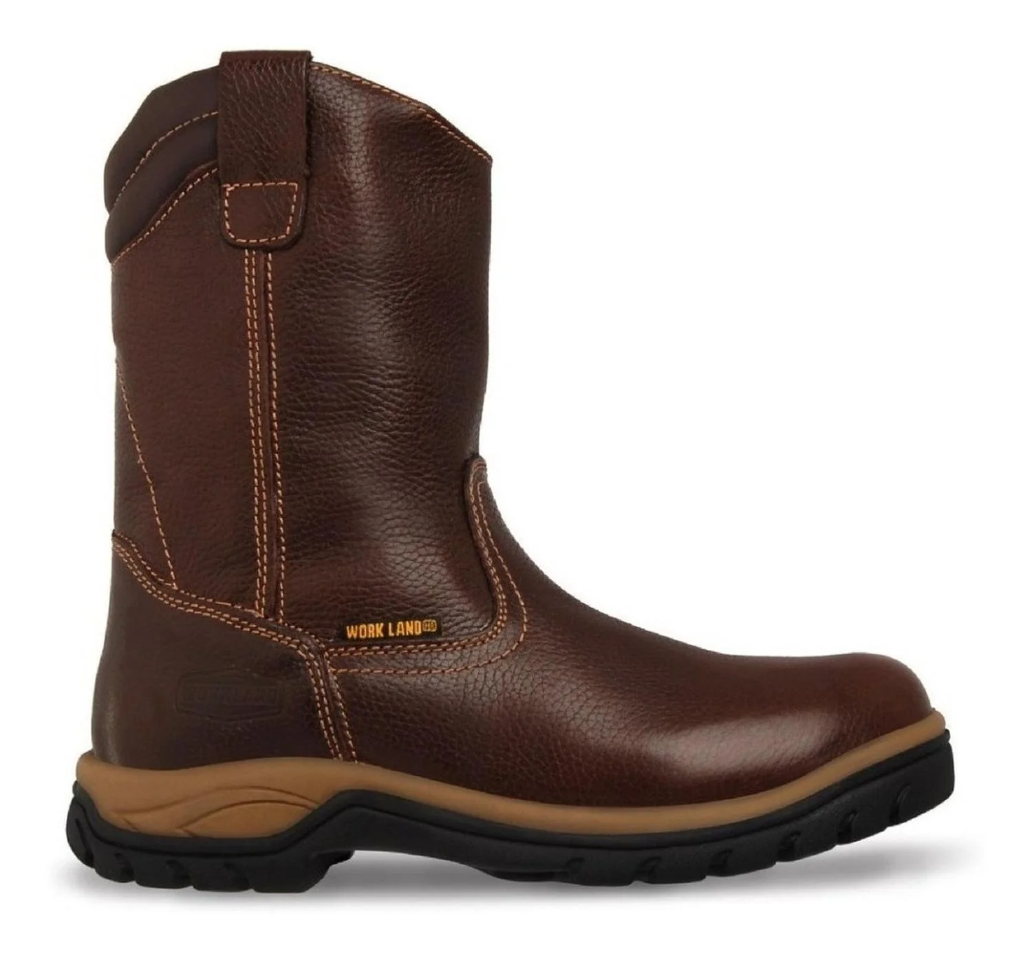 Bota Roper de Trabajo Tipo Vaquero para Hombre Flother Chocolate