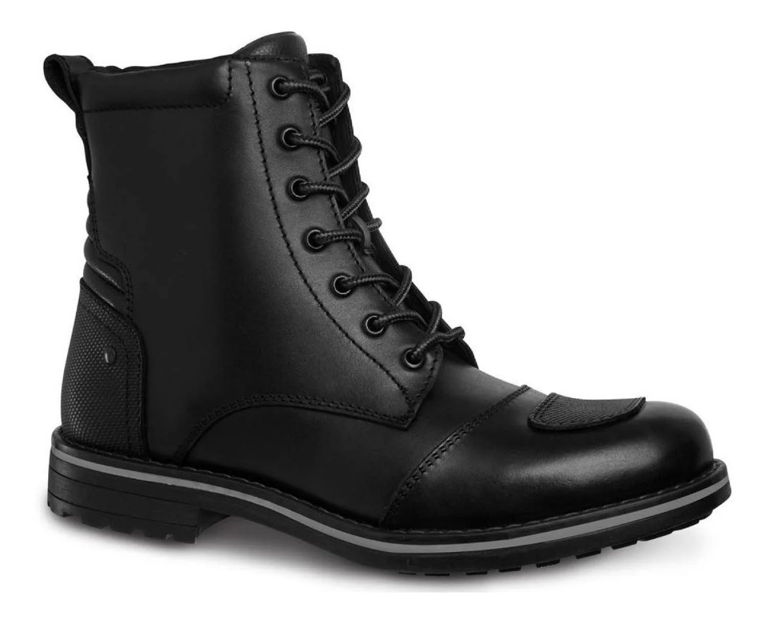 Bota Motociclista Biker Hombre 89729 Negro
