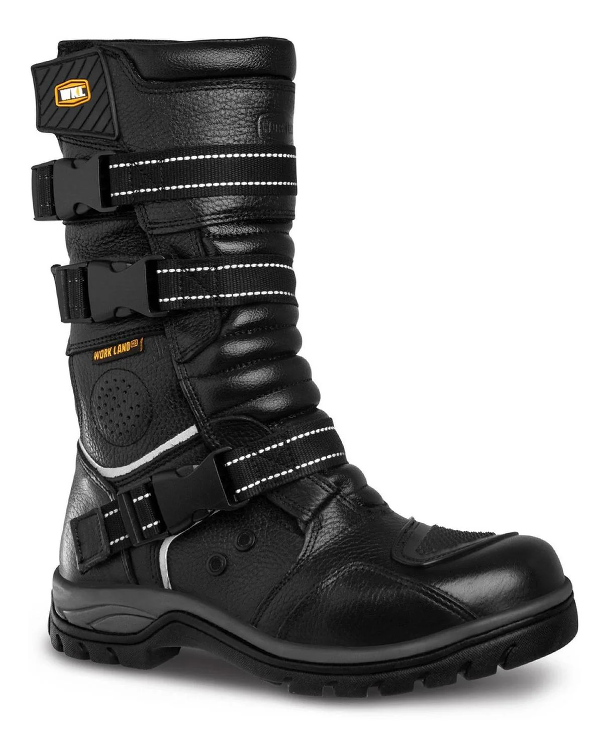 Bota Biker Motociclista 1.0 Hombre 77415 Negro