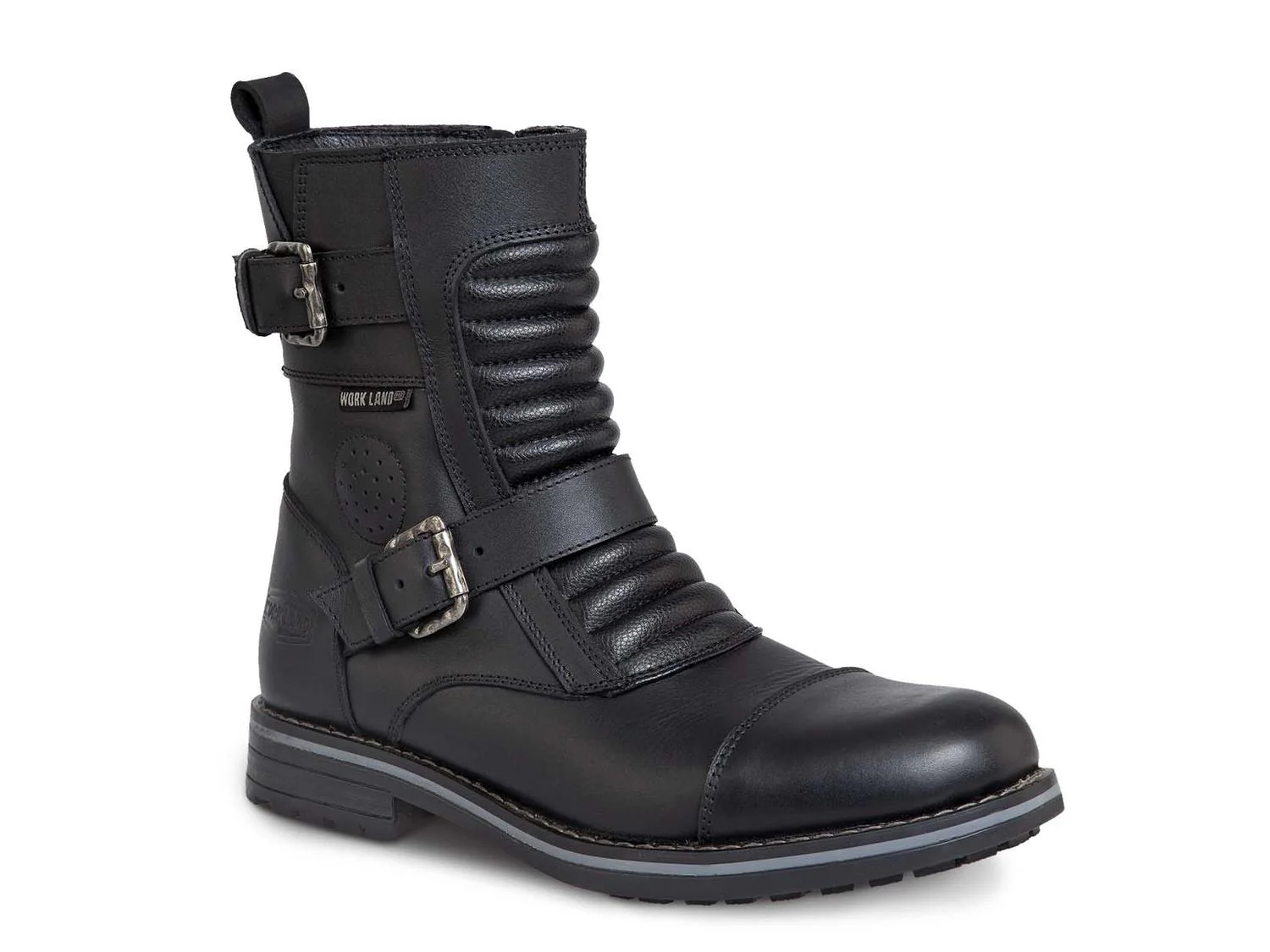 Bota Biker Moto para Hombre Casual 89737 Negro