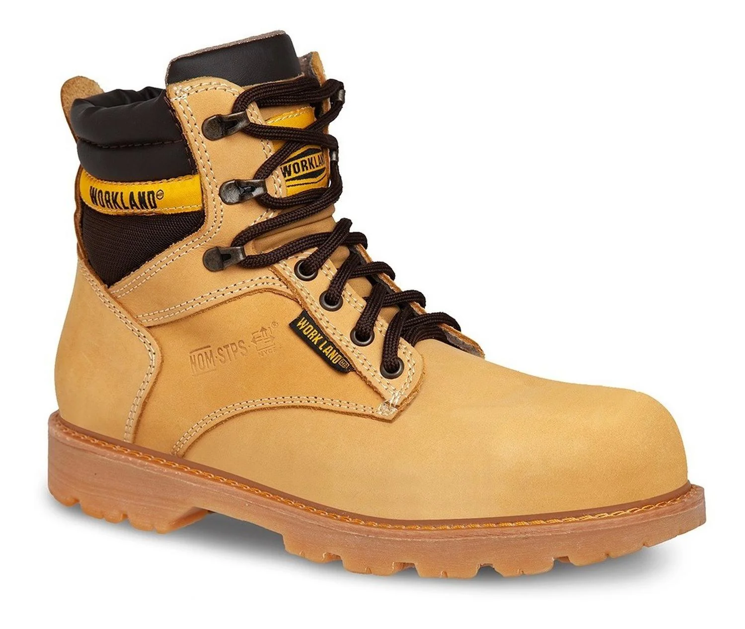 Bota con Casco de Acero para Hombre Miel