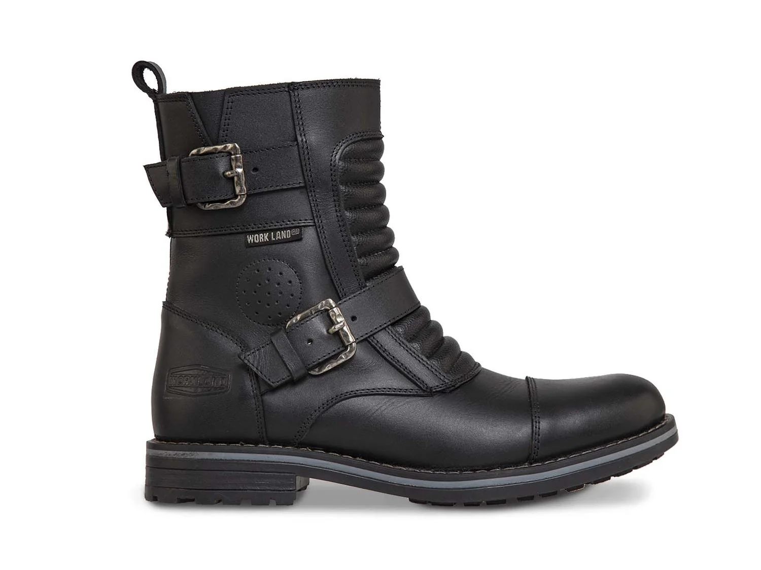 Bota Biker Moto para Hombre Casual 89737 Negro