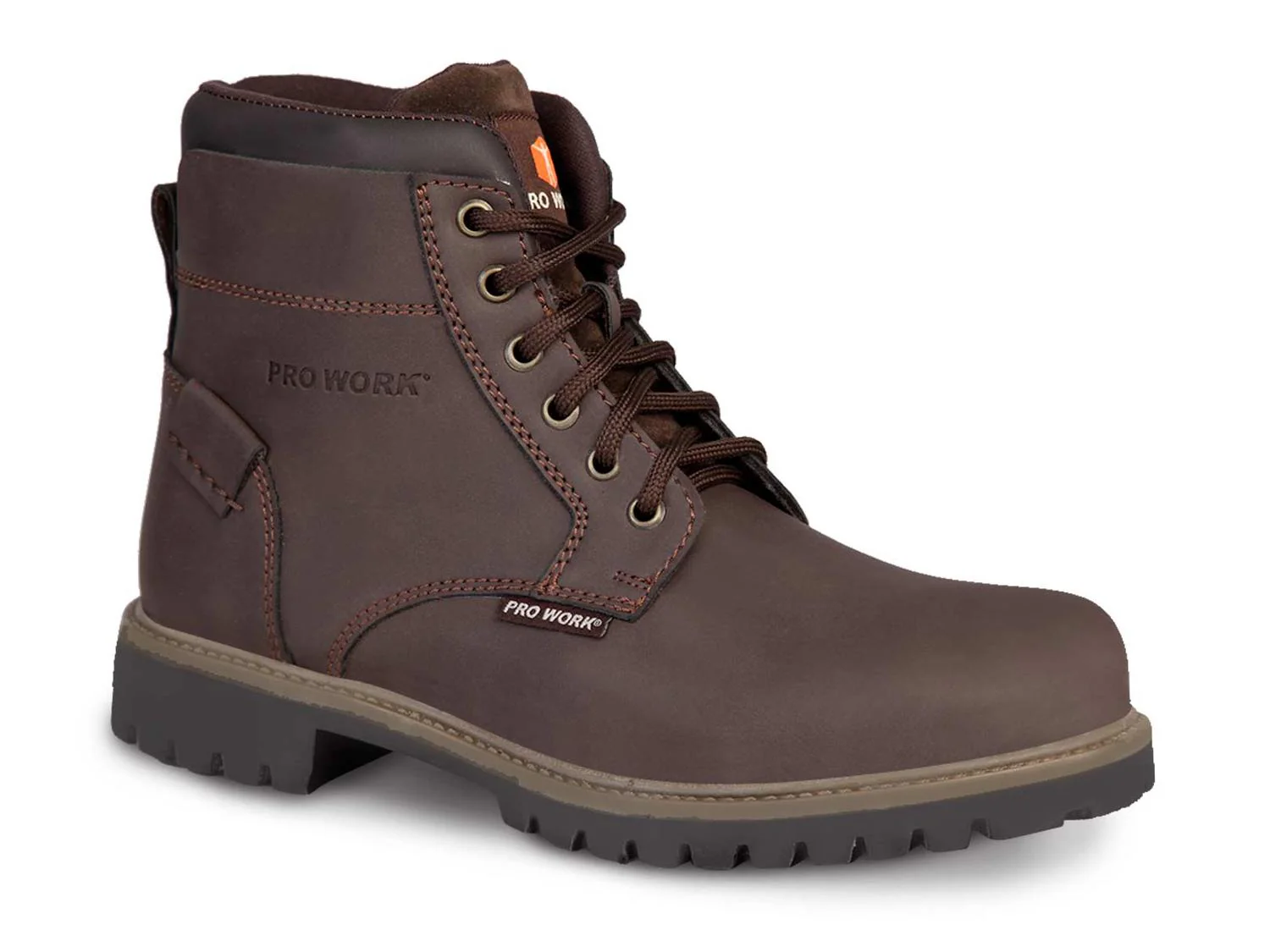 Bota hombre Botin casual caballero PRO WORK 77607 Marron