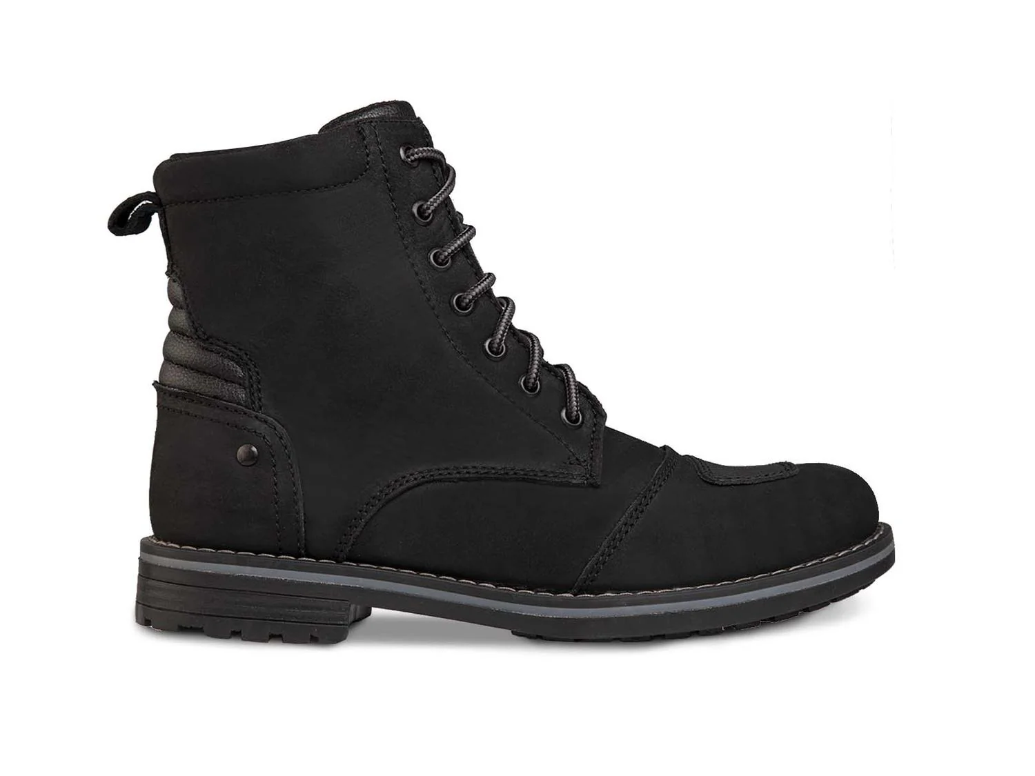 Bota Biker Motociclista Urbano para Hombre 89729 Graso Negro