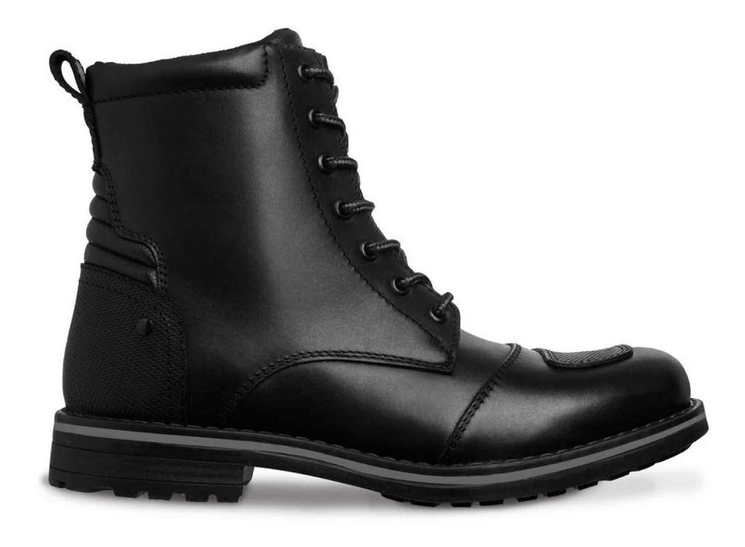 Bota Motociclista Biker Hombre 89729 Negro