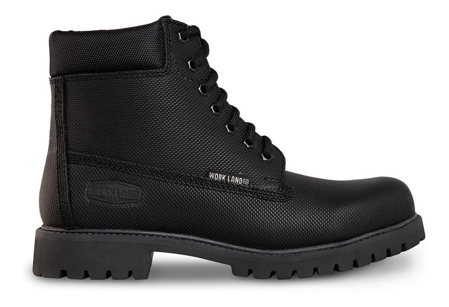 Bota Casual Negro Liso Urbana para Hombre