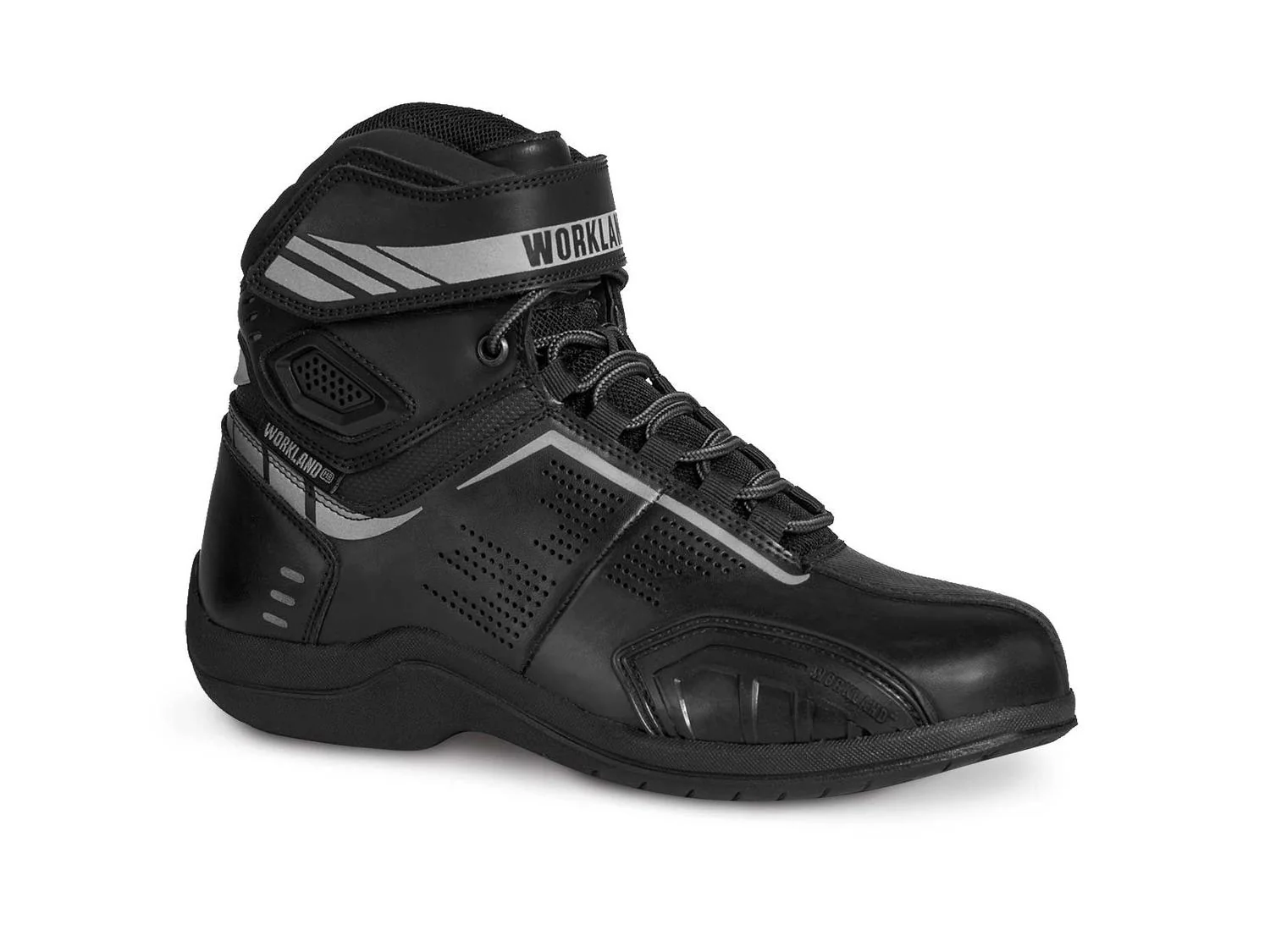 Bota mujer motociclista biker botin moto WKL 80016 Negro N
