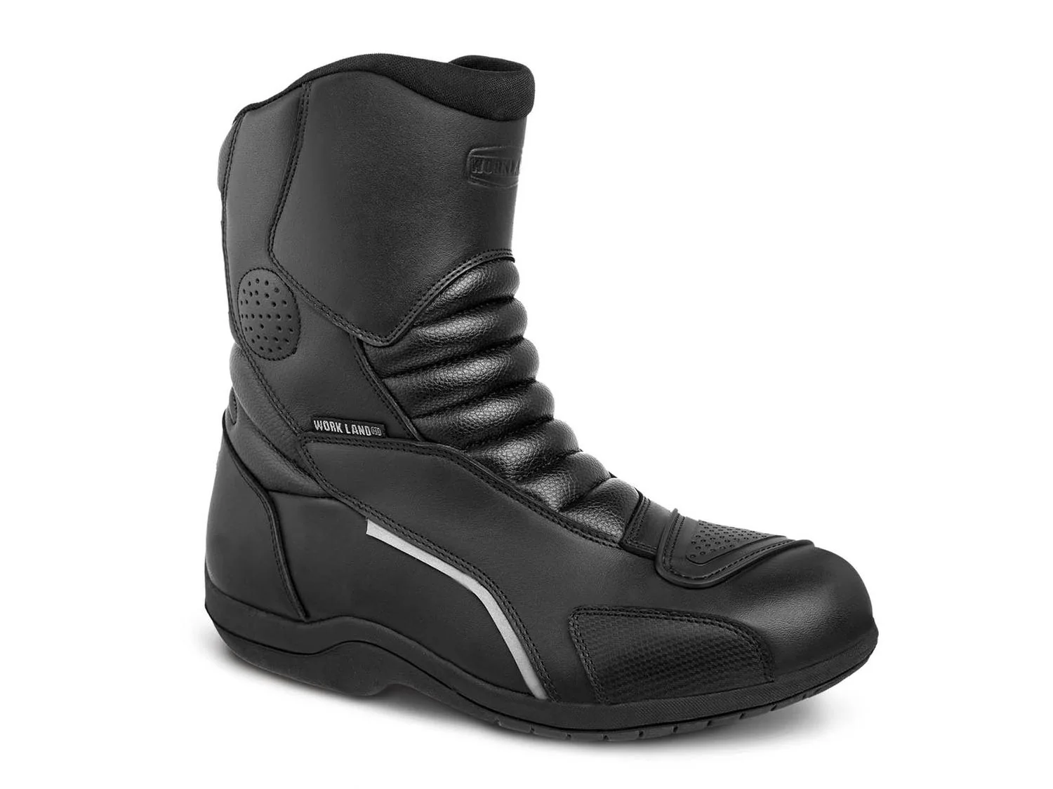 Bota mujer biker moto botin Sport dama WORKLAND 80006 Negro